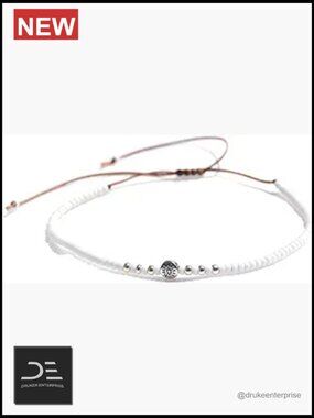 Handmade Beaded Adjustable Waterproof Anklet